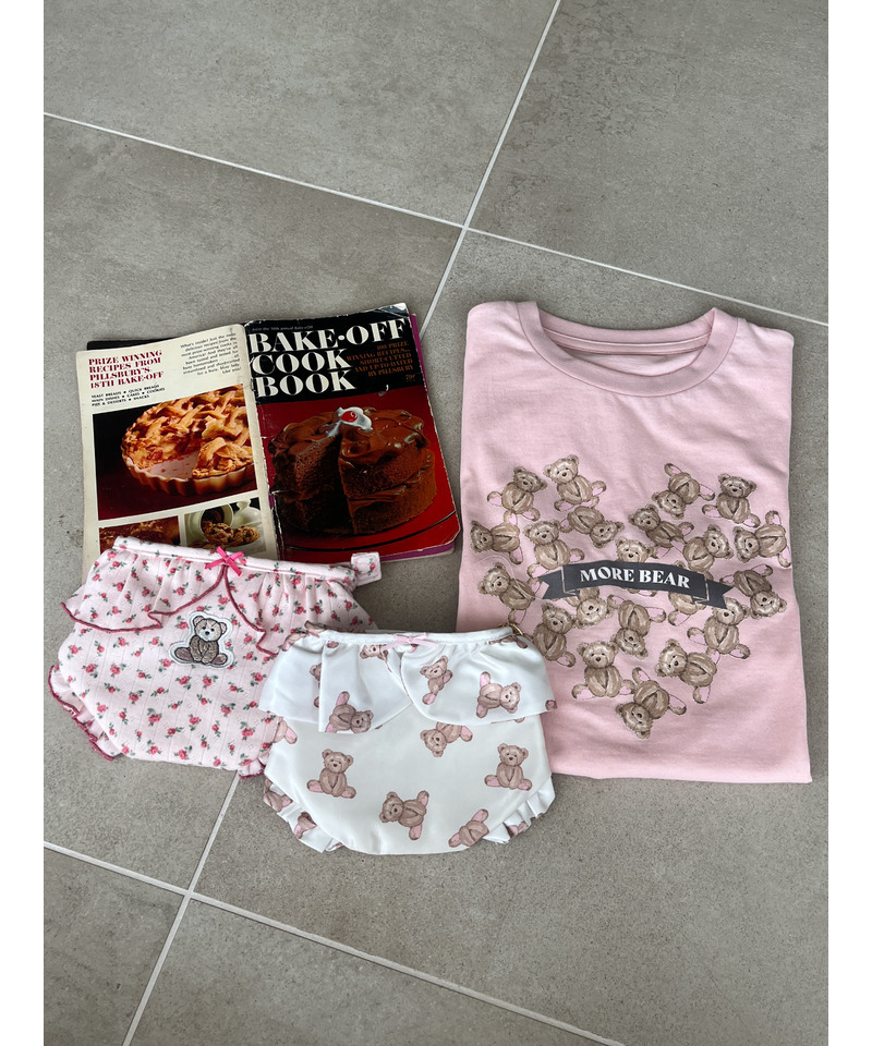 【MORE BEAR】bear PANTIES POUCH 詳細画像 オフホワイト 9