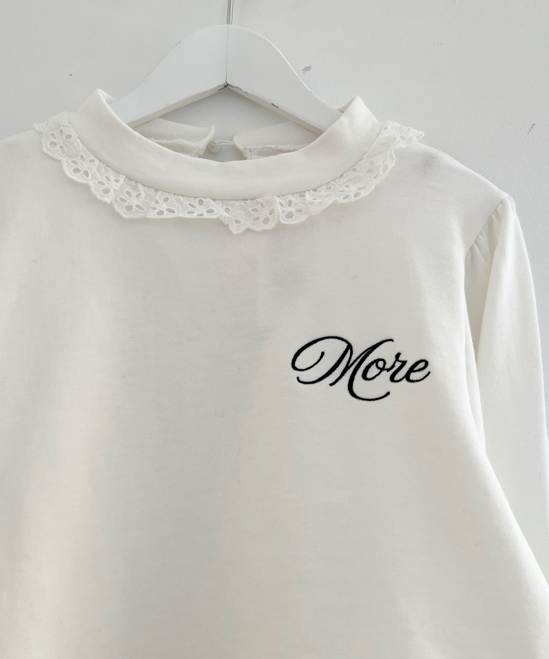 袖リボンフリルロゴスウェット 詳細画像 オフホワイト 29