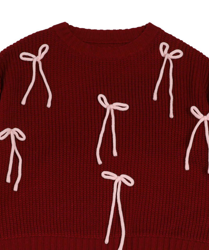 Lovely Ribbon Knit 詳細画像 レッド 27