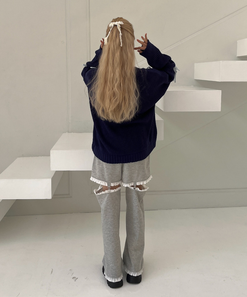 Lovely Ribbon Knit 詳細画像 ネイビー 8