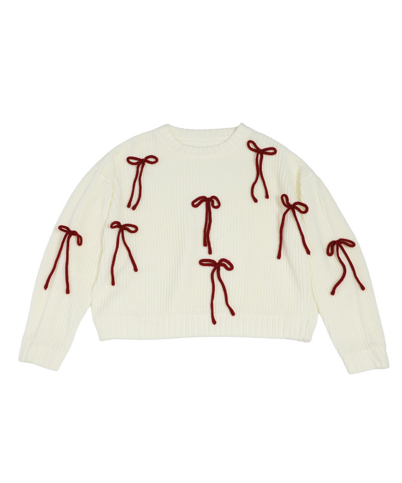 Lovely Ribbon Knit 詳細画像 オフホワイト 26