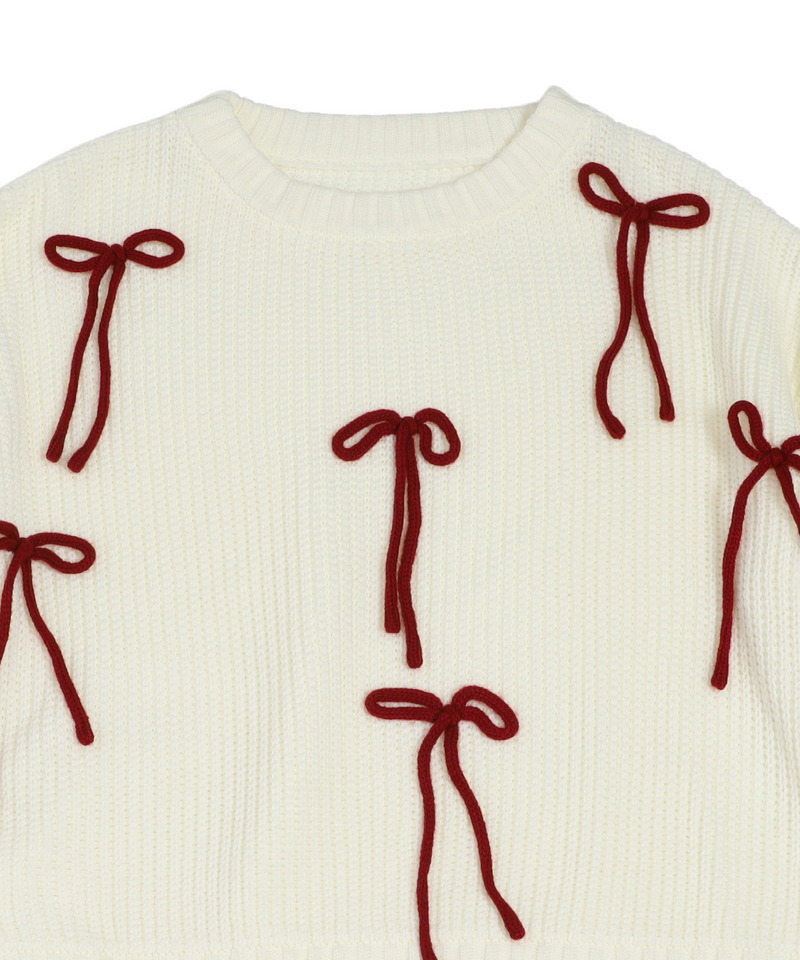 Lovely Ribbon Knit 詳細画像 オフホワイト 27