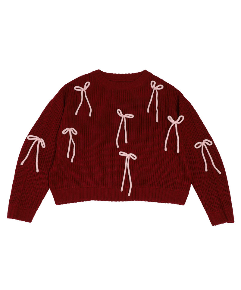 Lovely Ribbon Knit 詳細画像 レッド 28