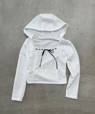 【＠onefive MOMO様 着用】Lace Ribbon Hoodie