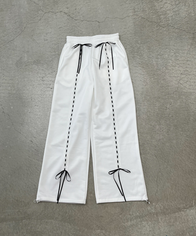 【＠onefive MOMO様 着用】Lace Ribbon Pants 詳細画像 オフホワイト 1