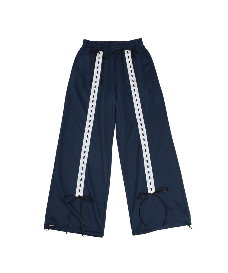 【＠onefive MOMO様 着用】Lace Ribbon Pants 詳細画像 ネイビー 28