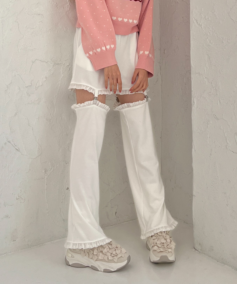 2Way Lace Pants 詳細画像 オフホワイト 12