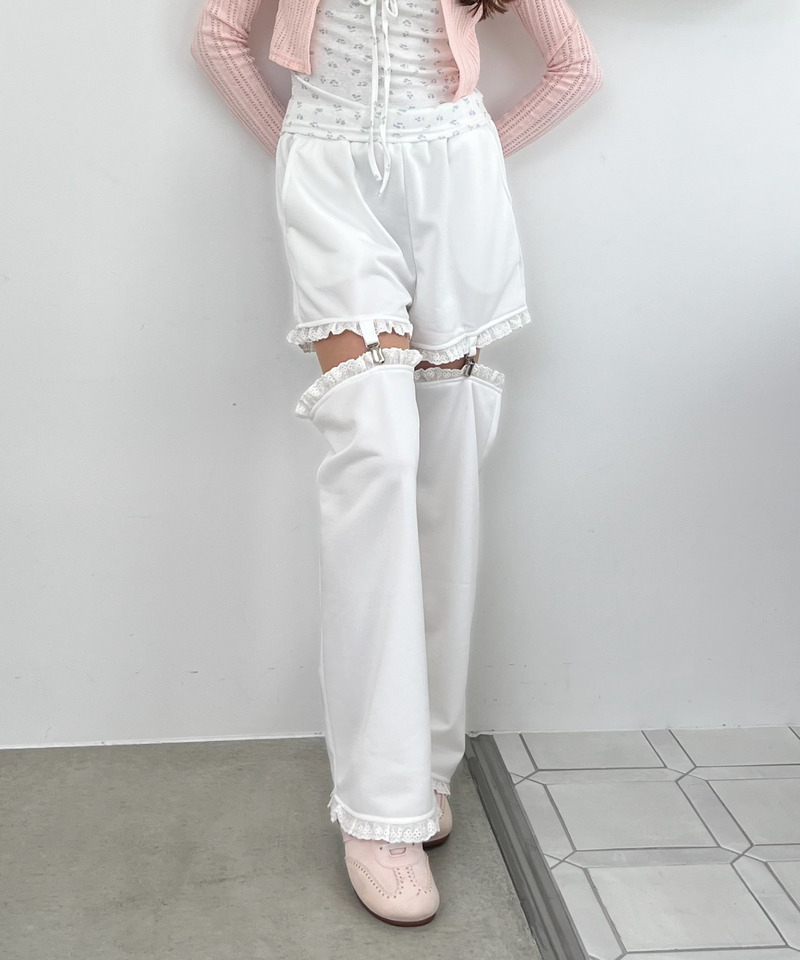 2Way Lace Pants 詳細画像 オフホワイト 2