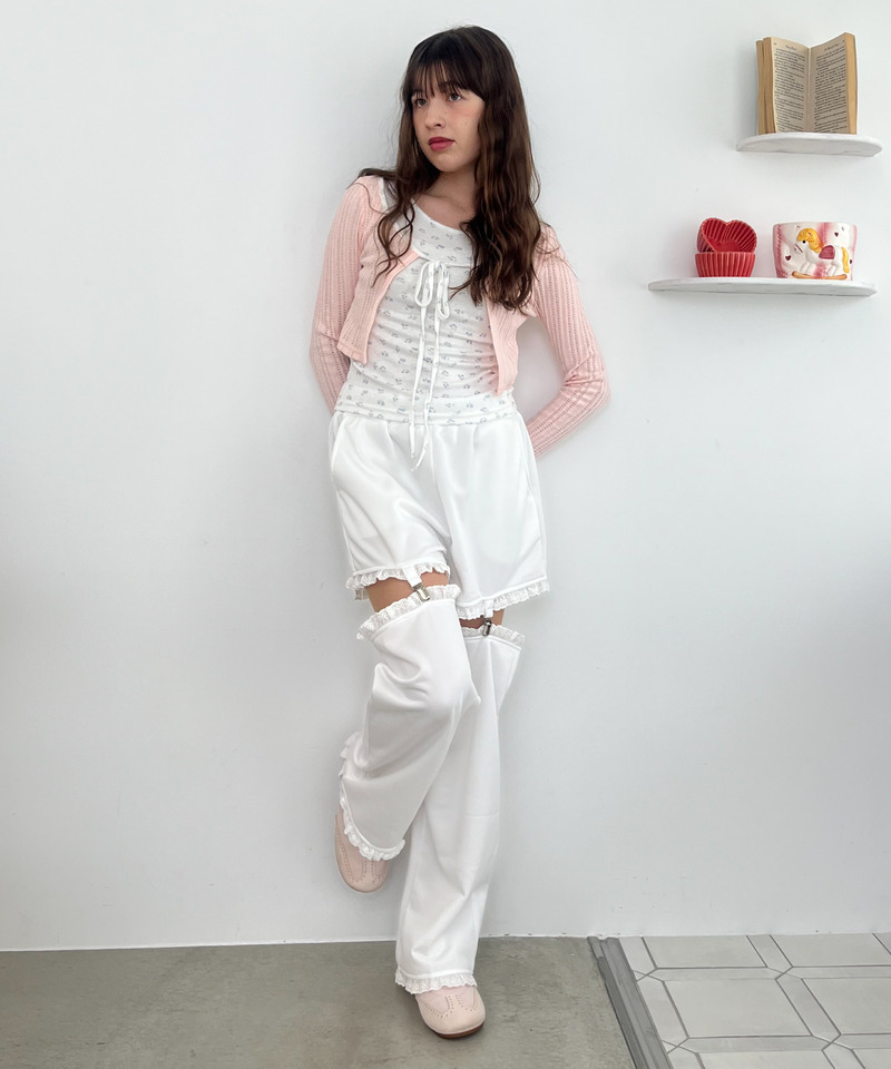 2Way Lace Pants 詳細画像 オフホワイト 8