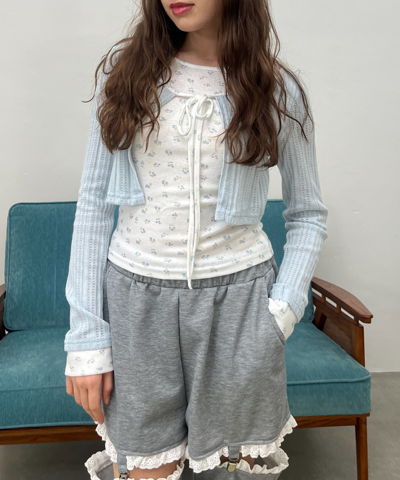 2Way Lace Pants 詳細画像 グレー 14