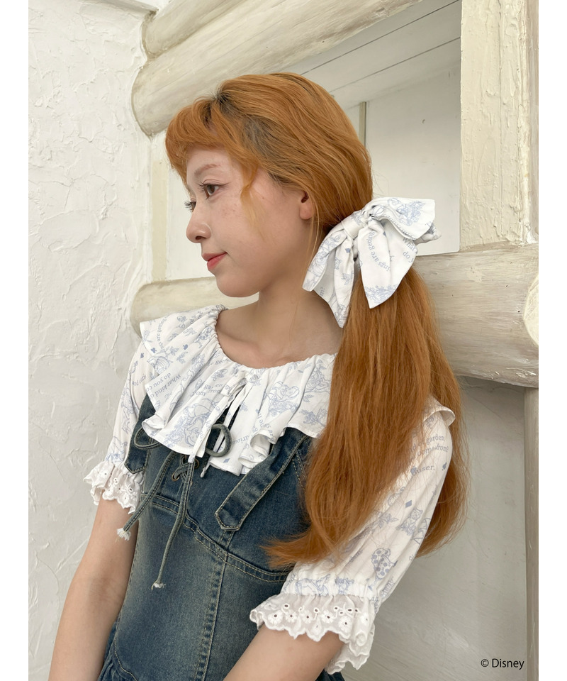 【Disney】ふしぎの国のアリス/トワル・ドゥ・ジュイSTYLEリボンシュシュ 詳細画像 ブルー 3