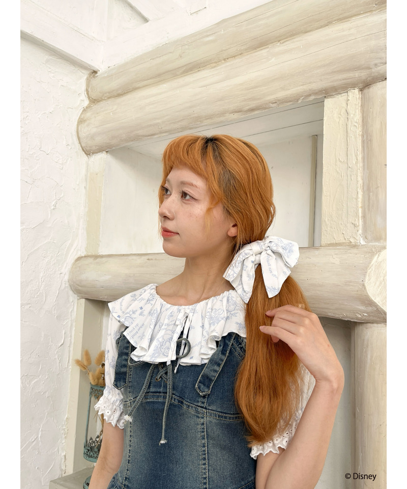 【Disney】ふしぎの国のアリス/トワル・ドゥ・ジュイSTYLEリボンシュシュ 詳細画像 ブルー 5