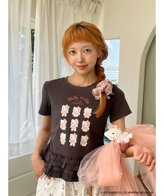 ANGEL【HELLO KITTY】 ENCYCLOPEDIA TEE