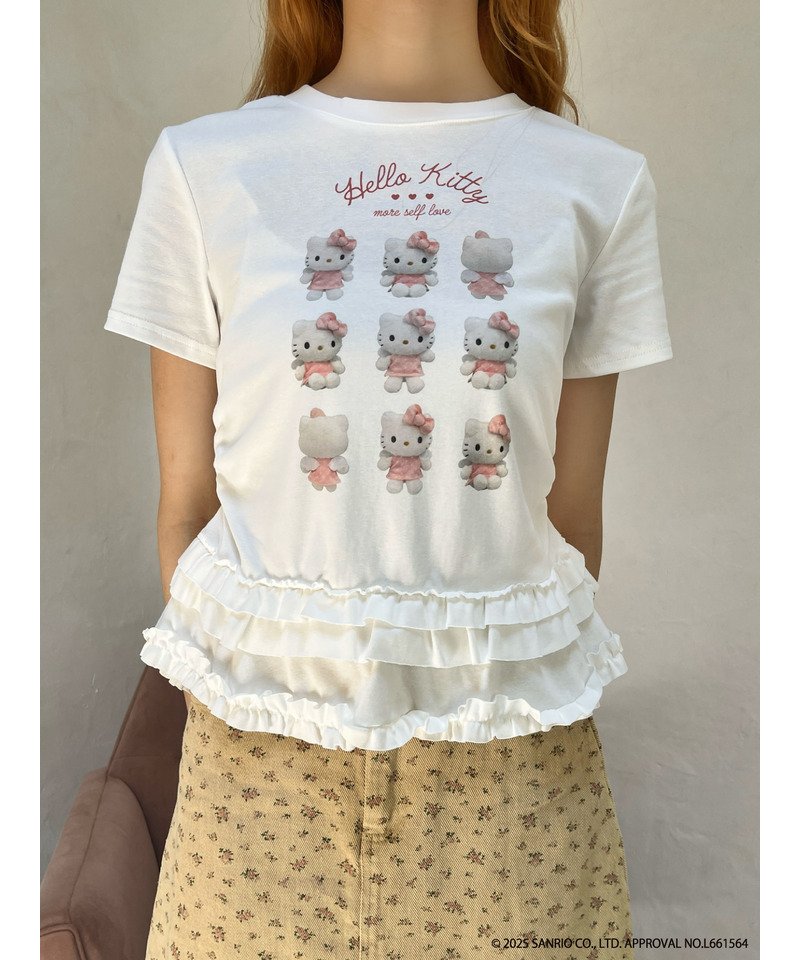 ANGEL【HELLO KITTY】 ENCYCLOPEDIA TEE 詳細画像 ピンク系 1