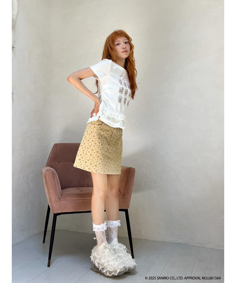 ANGEL【HELLO KITTY】 ENCYCLOPEDIA TEE 詳細画像 ピンク系 14