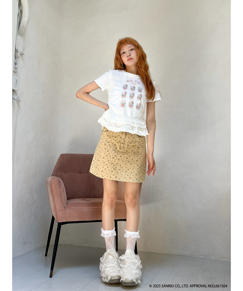ANGEL【HELLO KITTY】 ENCYCLOPEDIA TEE 詳細画像 ピンク系 15