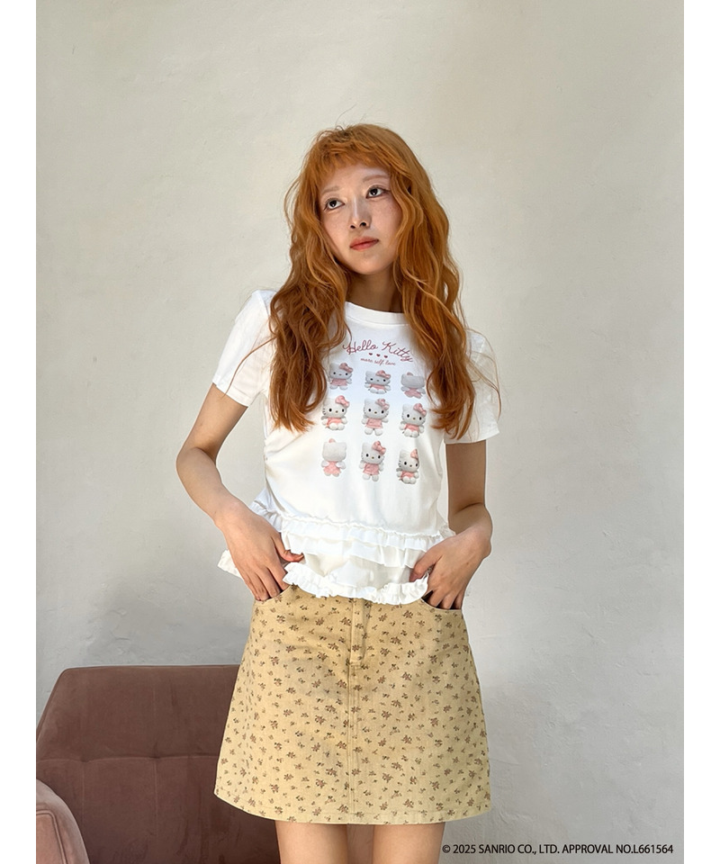 ANGEL【HELLO KITTY】 ENCYCLOPEDIA TEE 詳細画像 ピンク系 3