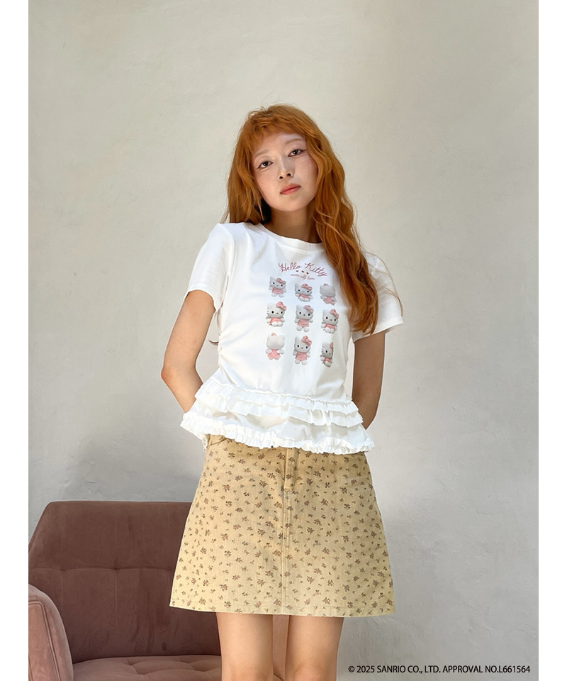 ANGEL【HELLO KITTY】 ENCYCLOPEDIA TEE 詳細画像 ピンク系 4