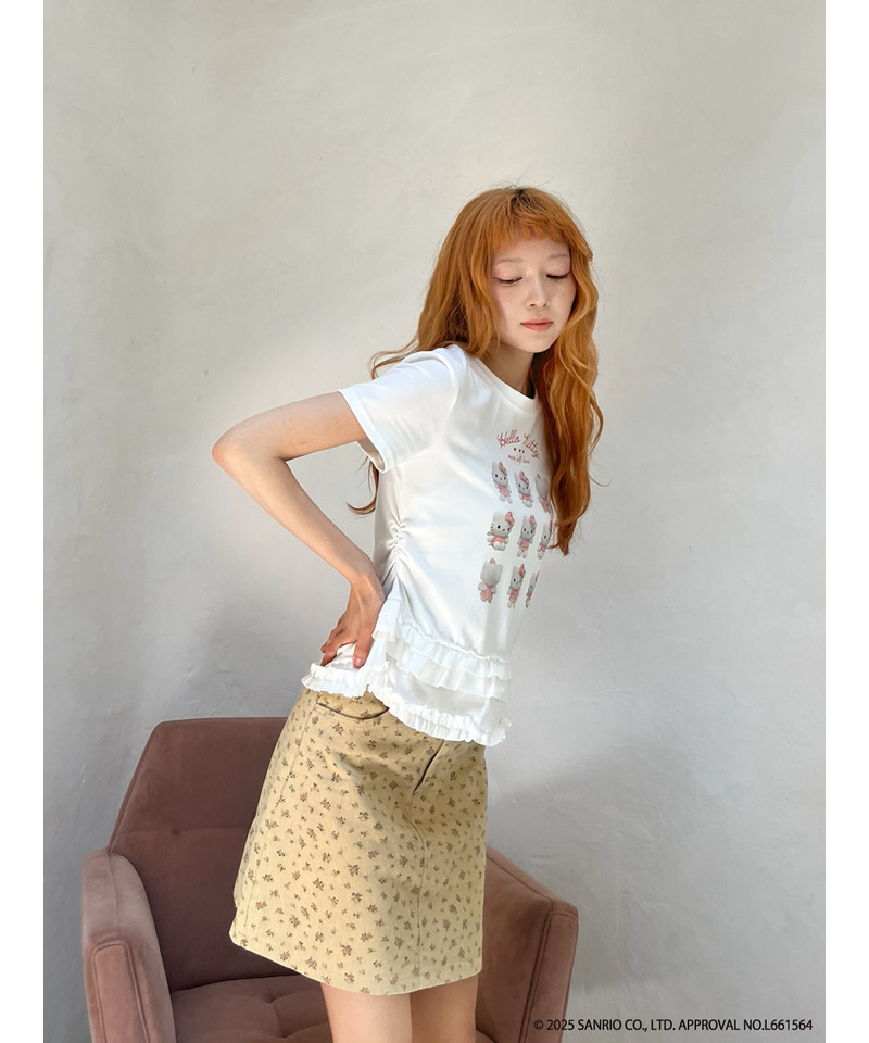 ANGEL【HELLO KITTY】 ENCYCLOPEDIA TEE 詳細画像 ピンク系 8