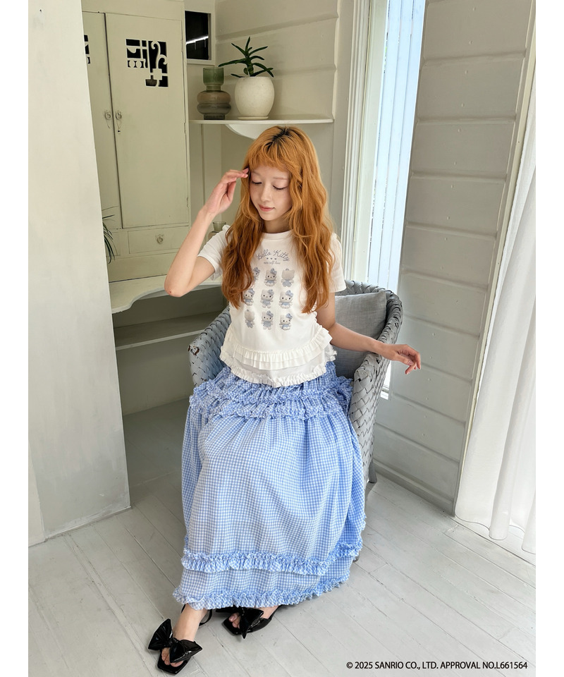 ANGEL【HELLO KITTY】 ENCYCLOPEDIA TEE 詳細画像 ブルー系 14