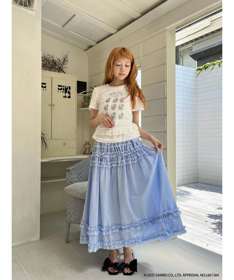 ANGEL【HELLO KITTY】 ENCYCLOPEDIA TEE 詳細画像 ブルー系 17