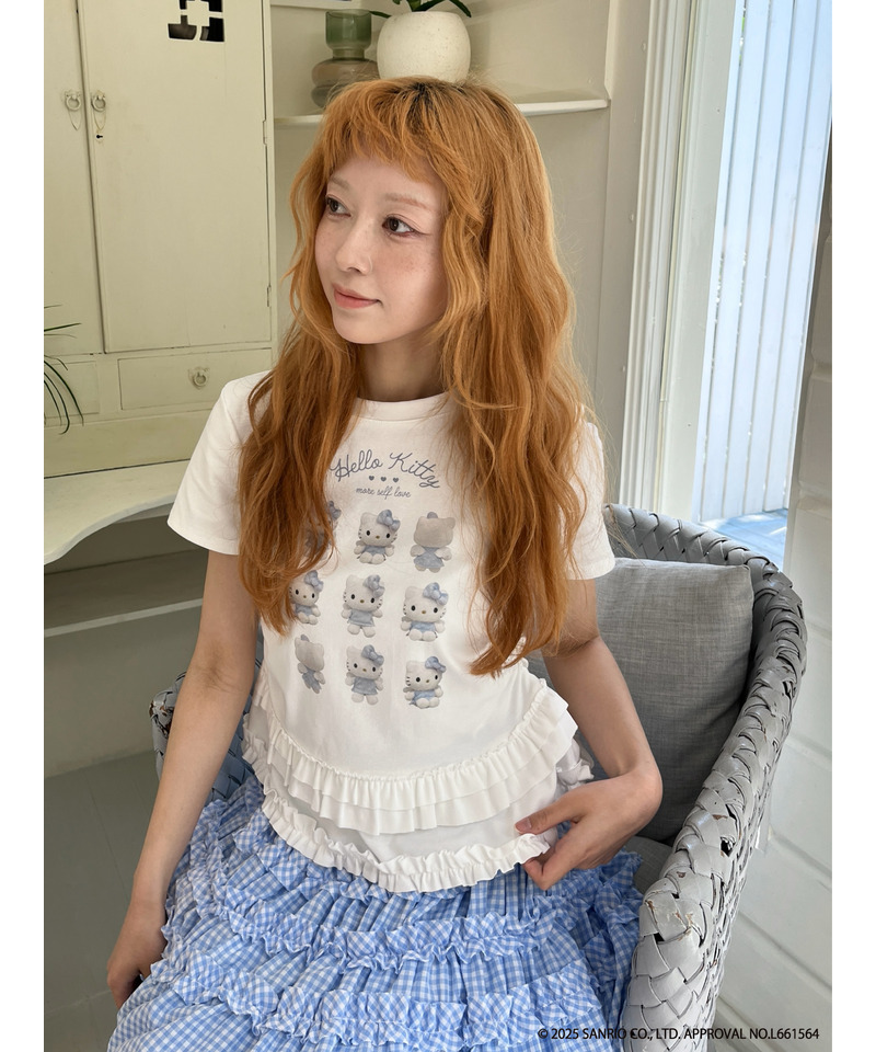 ANGEL【HELLO KITTY】 ENCYCLOPEDIA TEE 詳細画像 ブルー系 5