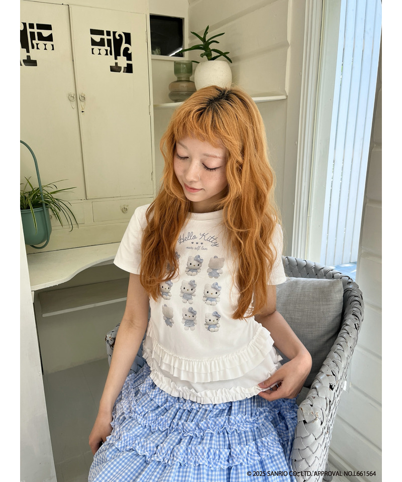 ANGEL【HELLO KITTY】 ENCYCLOPEDIA TEE 詳細画像 ブルー系 7