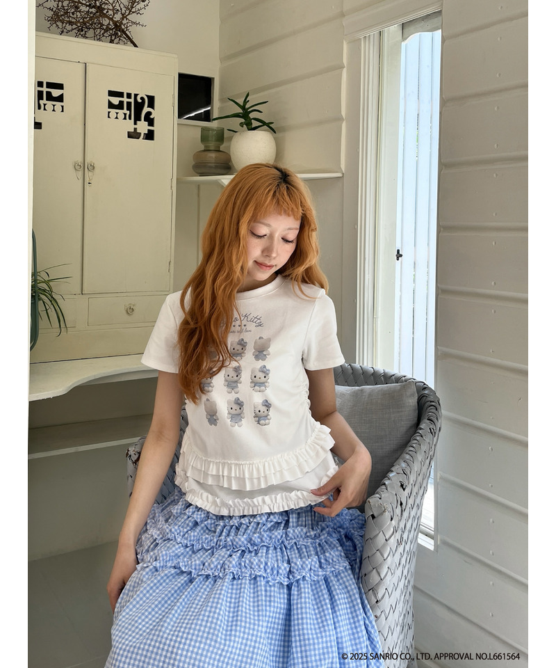 ANGEL【HELLO KITTY】 ENCYCLOPEDIA TEE 詳細画像 ブルー系 8