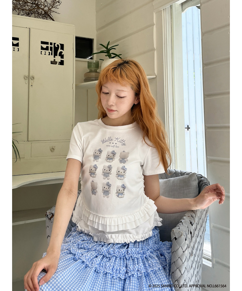 ANGEL【HELLO KITTY】 ENCYCLOPEDIA TEE 詳細画像 ブルー系 9