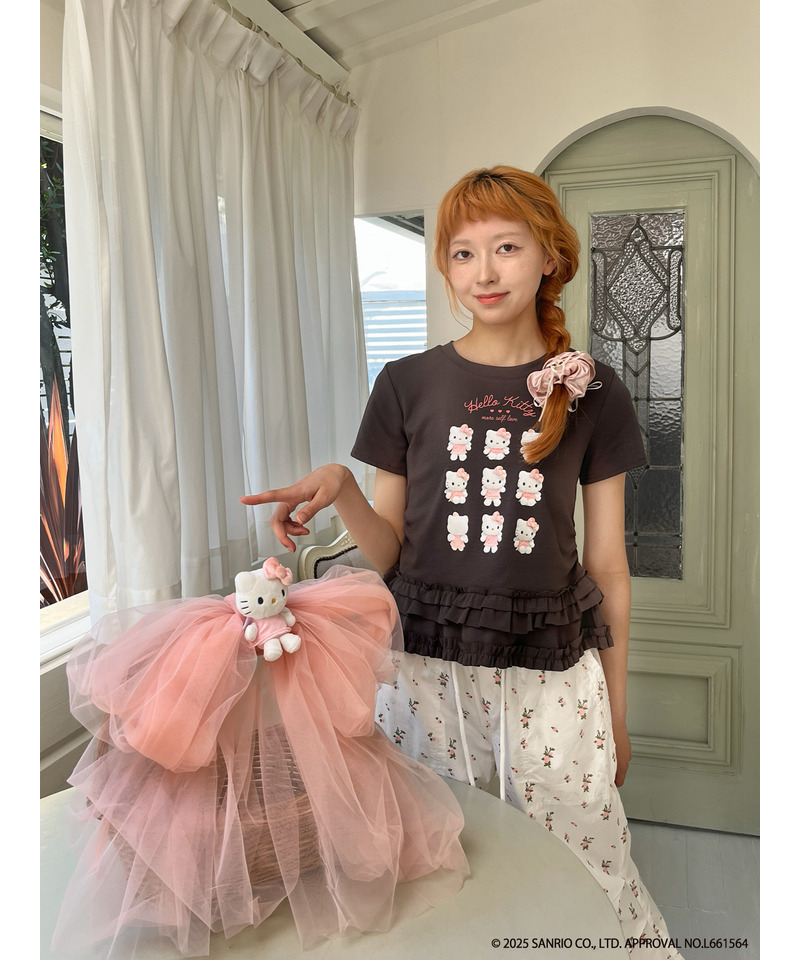ANGEL【HELLO KITTY】 ENCYCLOPEDIA TEE 詳細画像 ブラック系 11