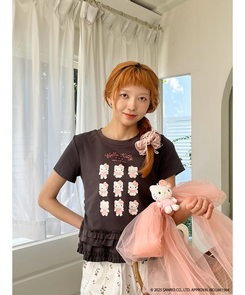 ANGEL【HELLO KITTY】 ENCYCLOPEDIA TEE 詳細画像 ブラック系 4