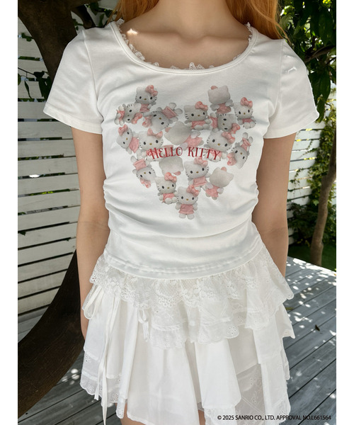 ANGEL【HELLO KITTY】HEART TEE  詳細画像