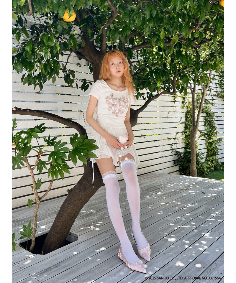 ANGEL【HELLO KITTY】HEART TEE  詳細画像 ピンク系 14