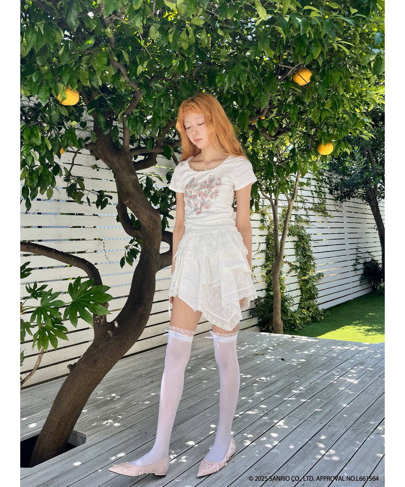 ANGEL【HELLO KITTY】HEART TEE  詳細画像 ピンク系 16