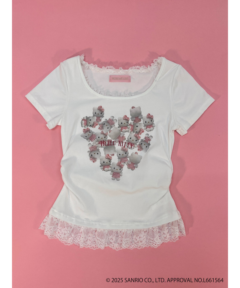 ANGEL【HELLO KITTY】HEART TEE  詳細画像 ピンク系 21