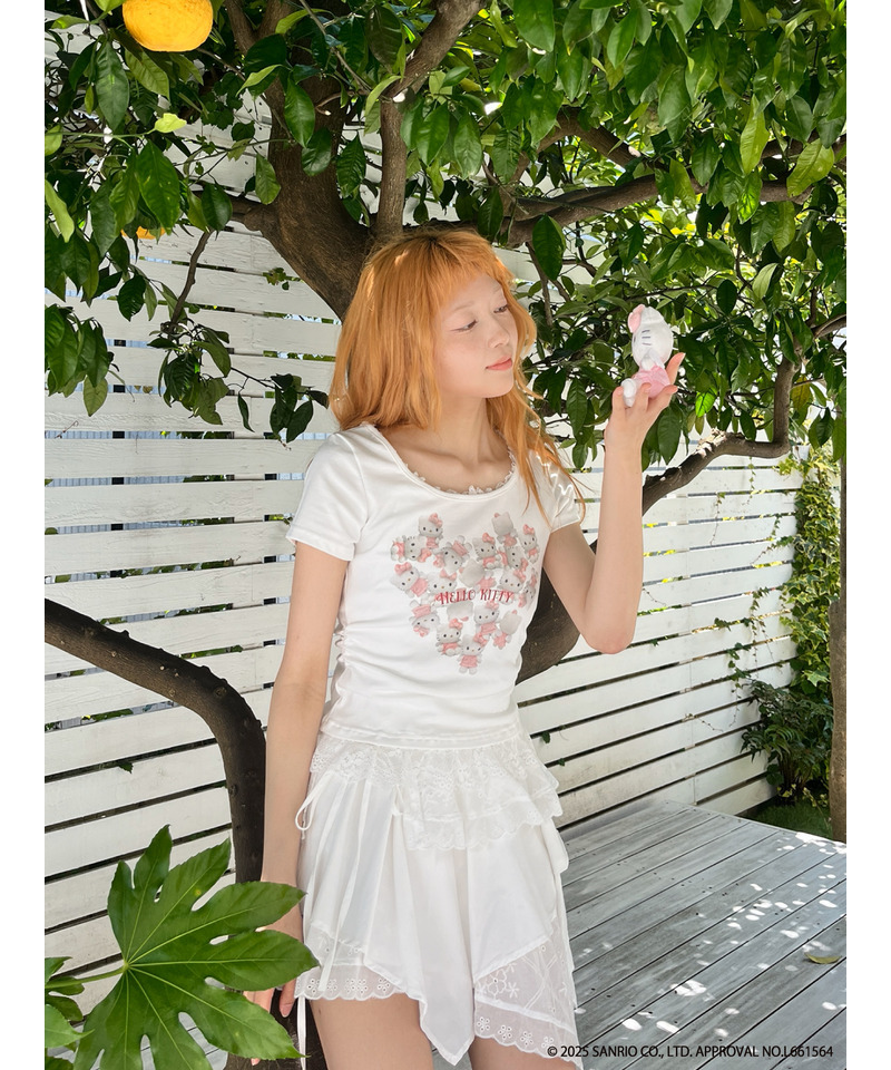 ANGEL【HELLO KITTY】HEART TEE  詳細画像 ピンク系 6