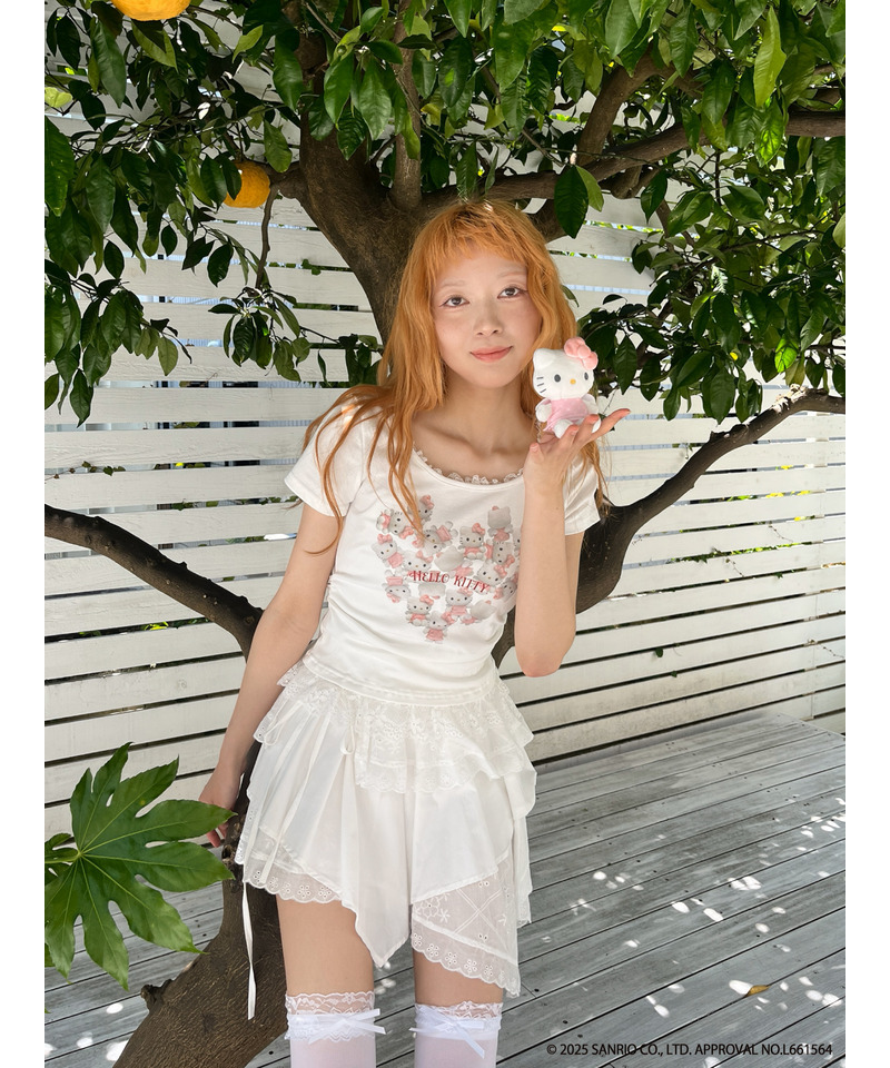 ANGEL【HELLO KITTY】HEART TEE  詳細画像 ピンク系 7