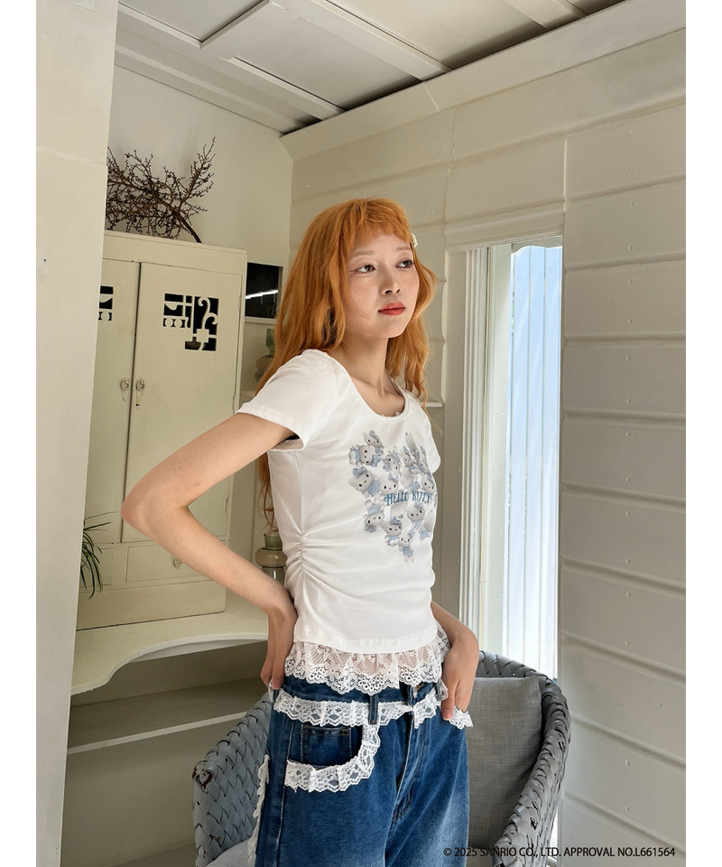 ANGEL【HELLO KITTY】HEART TEE  詳細画像 ブルー系 18