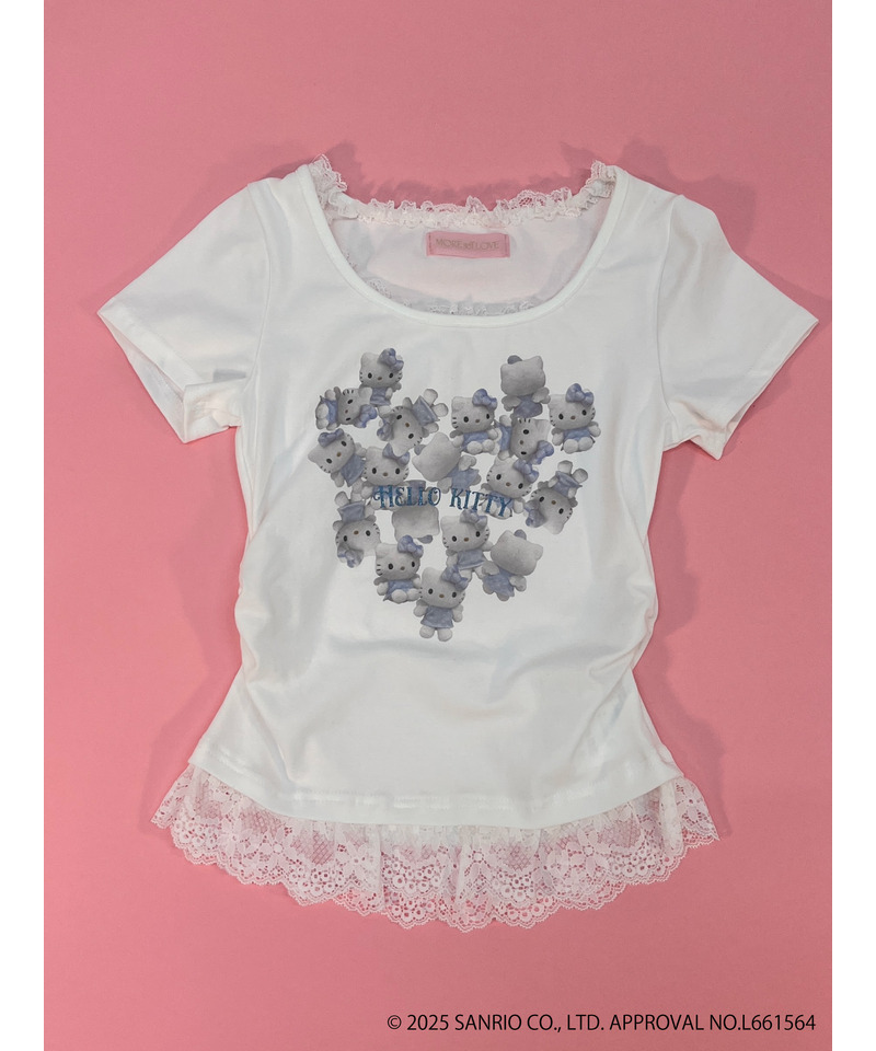 ANGEL【HELLO KITTY】HEART TEE  詳細画像 ブルー系 21