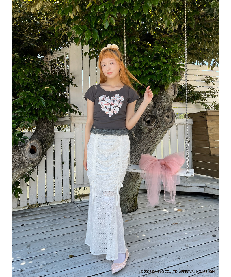 ANGEL【HELLO KITTY】HEART TEE  詳細画像 ブラック系 19
