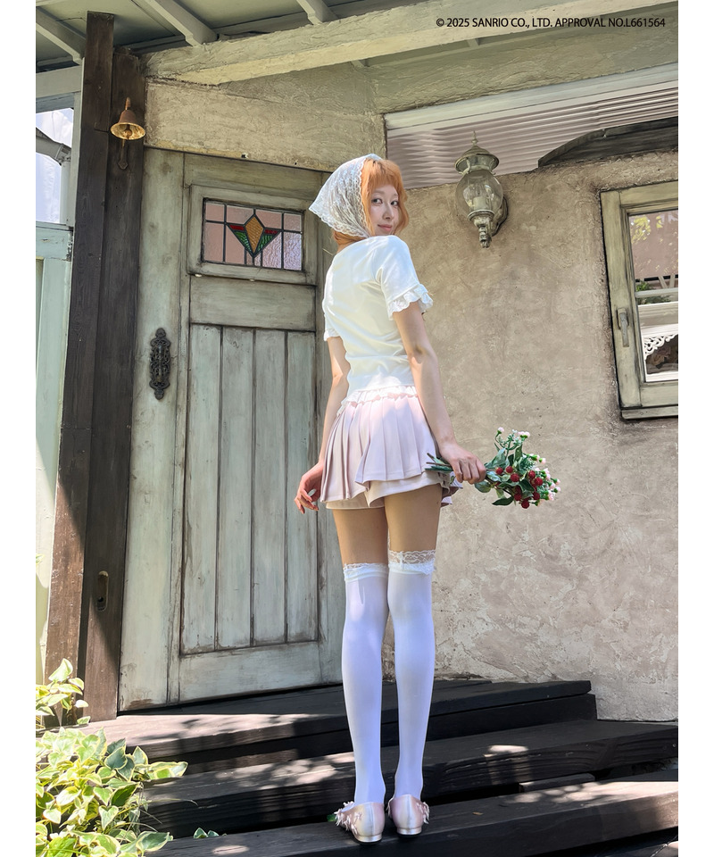 ANGEL【HELLO KITTY】 RHINESTONE TEE  詳細画像 オフホワイト 22