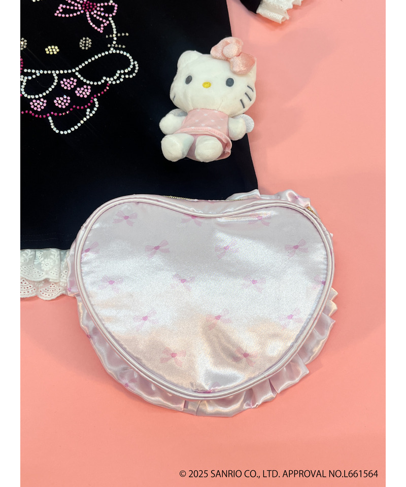 ANGEL【HELLO KITTY】 HEART POUCH 詳細画像 ピンク 3