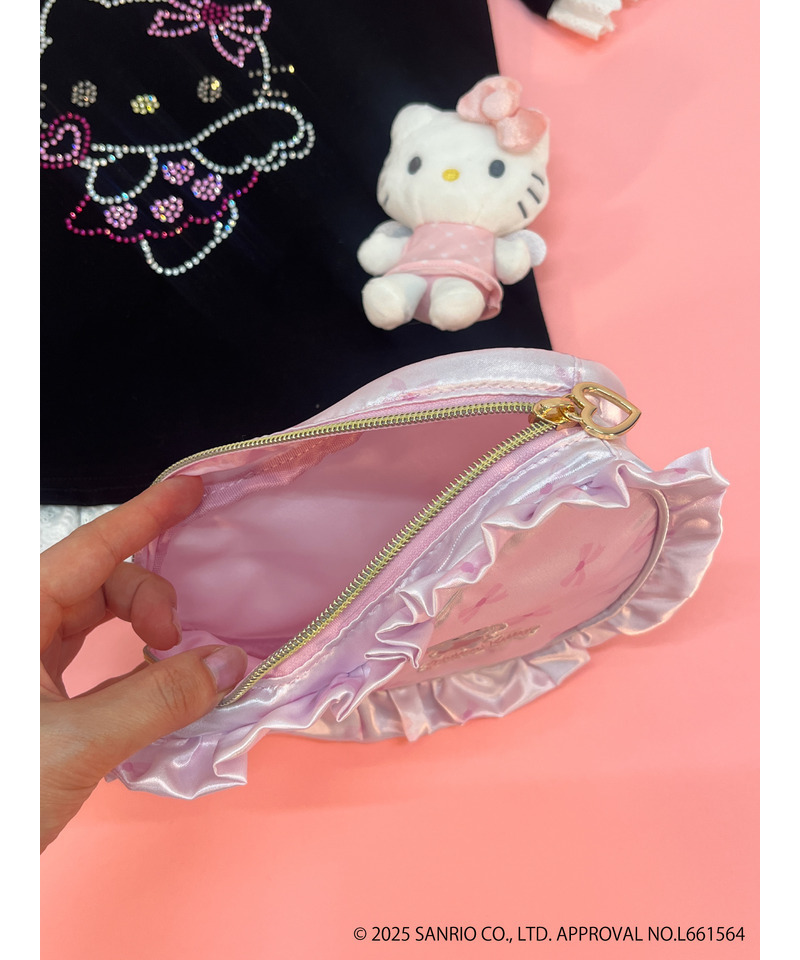 ANGEL【HELLO KITTY】 HEART POUCH 詳細画像 ピンク 4
