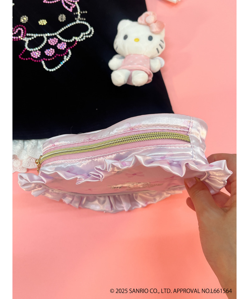 ANGEL【HELLO KITTY】 HEART POUCH 詳細画像 ピンク 6