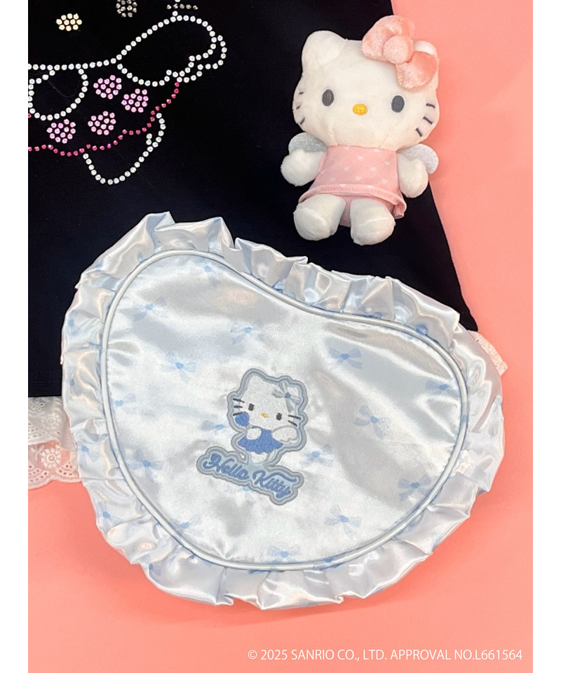ANGEL【HELLO KITTY】 HEART POUCH 詳細画像 ブルー 1
