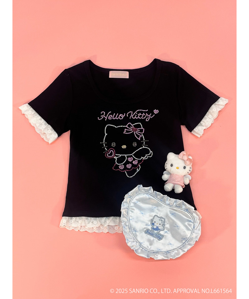 ANGEL【HELLO KITTY】 HEART POUCH 詳細画像 ブルー 7