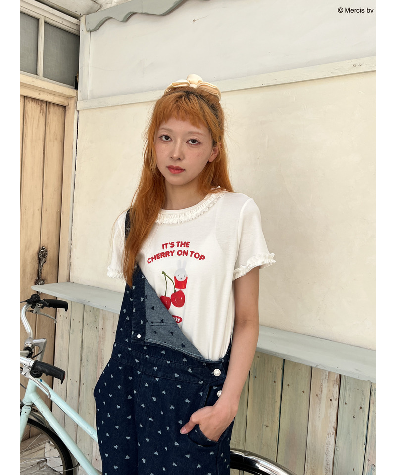 【miffy】Cherry TEE 詳細画像 オフホワイト 3