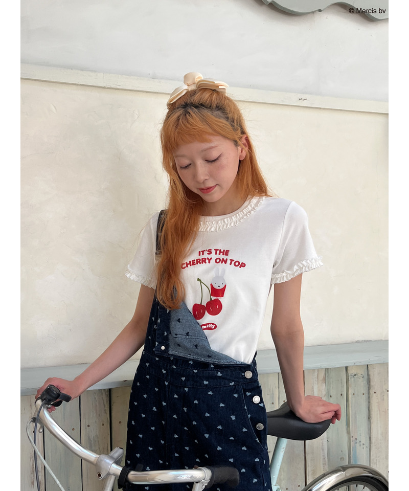 【miffy】Cherry TEE 詳細画像 オフホワイト 4