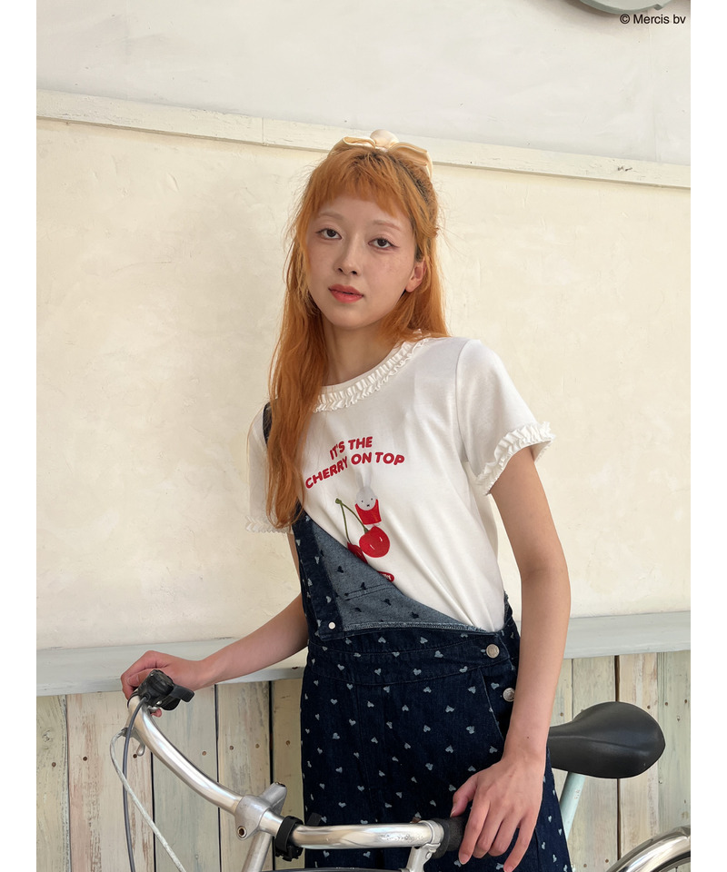 【miffy】Cherry TEE 詳細画像 オフホワイト 5
