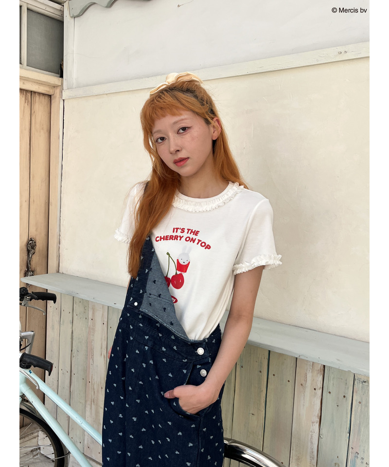 【miffy】Cherry TEE 詳細画像 オフホワイト 6